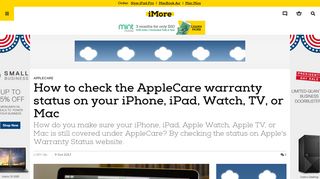 How to check the AppleCare warranty status on your iPhone, iPad ...