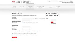 RegisterFor Free - My Appointment - Book appointments online hassle ...