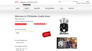TCB Barber Cradle Stone - My Appointment - Book appointments ...