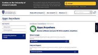 Apps Anywhere - University of Liverpool