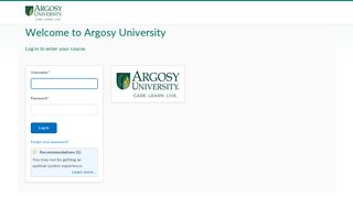 Login - Argosy University