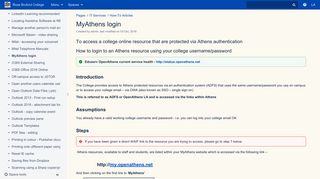 MyAthens login - IT Services - Rose Bruford College