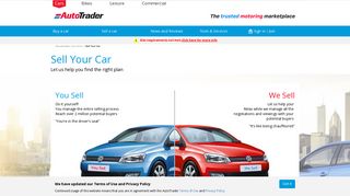 Sell your used car online, Selling old car fast, sell my car ... - Auto Trader