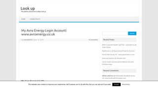 My Avro Energy Login Account: www.avroenergy.co.uk - Look Up