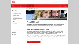 ICE Portal - Deutsche Bahn