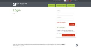 My account/Register - Barratt Homes