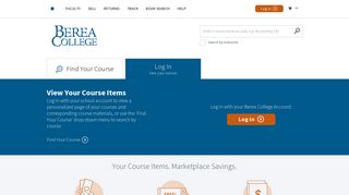 Berea College Online Bookstore