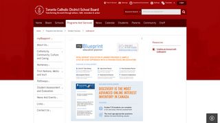 myBlueprint - Toronto Catholic District School Board