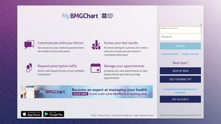 MyBMGChart - Buffalo Medical Group Login Page
