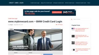 www.mybmwcard.com – BMW Credit Card Login - Credit Cards Login
