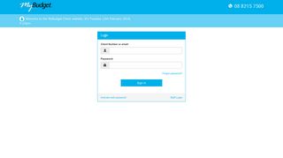 MyBudget - Login