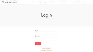 Login – Me and My Builder