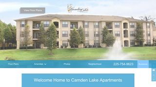 Camden Lake Apartments: East Baton Rouge, LA Apartments for Rent