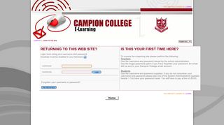 Campion College: Login to the site