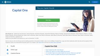 Capital One: Login, Bill Pay, Customer Service and Care Sign-In