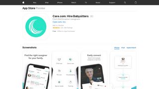 Care.com: Hire Babysitters on the App Store - iTunes - Apple