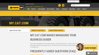 My.Cat.Com | My Cat Account | Caterpillar Login - Wagner Equipment