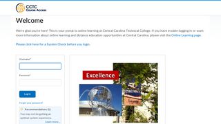 Central Carolina Technical College: Login