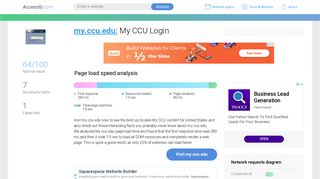 Access my.ccu.edu. My CCU Login