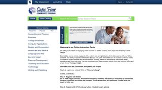 Online Classes from Cape Fear Community College - Ed2Go
