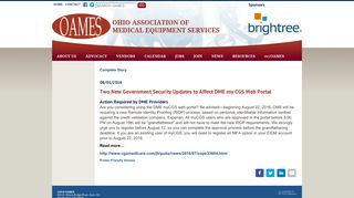 Two New Government Security Updates to Affect DME my CGS Web ...
