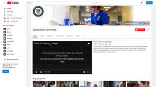 Chamberlain University - YouTube