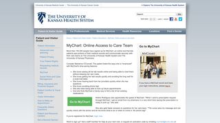 MyChart: Online Access to Care Team