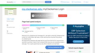 Access my.clackamas.edu. myClackamas Login