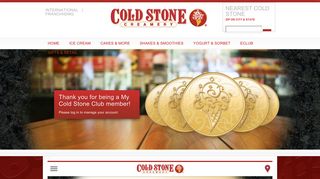 Join the My Cold Stone Club Loyalty Program - Cold Stone Creamery