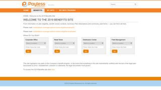 Welcome to the 2019 Benefits Site - Payless - Benefits
