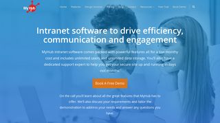 Best Intranet Software For Business & Employees | MyHub
