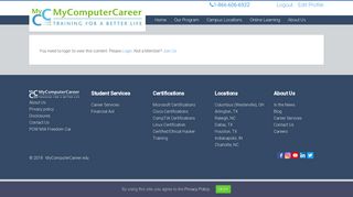 Profile | MyComputerCareer