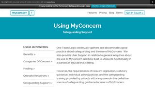 Safeguarding Support - MyConcern