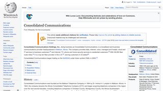 Consolidated Communications - Wikipedia