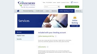 Online Services | Online Banking | Consumers Credit Union