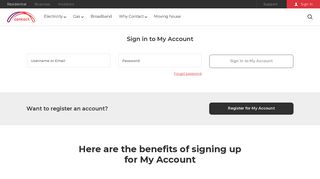 Account | Power Company | Account Sign In - Contact Energy