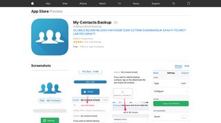 My Contacts Backup on the App Store - iTunes - Apple