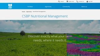 Nutritional management - CSBP Fertilisers