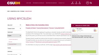 Using MyCSUDH | CSUDH CEIE | Carson, CA