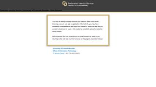 myCUinfo || University of Colorado Boulder - CU Portal