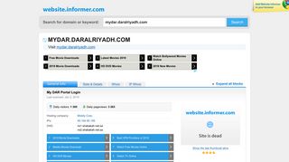 mydar.daralriyadh.com at WI. My DAR Portal Login - Website Informer