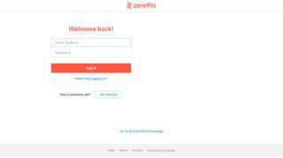 Zenefits Login