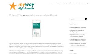 My Diabetes My Way app now available for patients in Scotland and ...