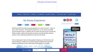 My Disney Experience - Dad's Guide to WDW