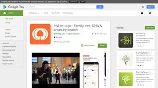 MyHeritage - Family tree, DNA & ancestry search - Apps on Google Play