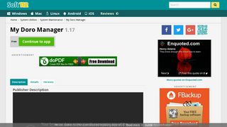 My Doro Manager 1.17 Free Download