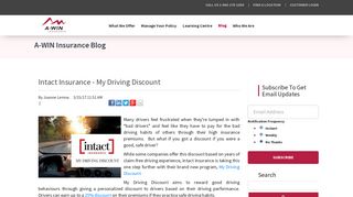 Intact Insurance - My Driving Discount