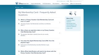 Help with My Membership Card | FAQ | Disney Vacation Club