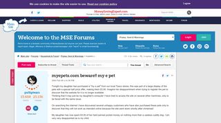 myepets.com beware!! my e pet - MoneySavingExpert.com Forums