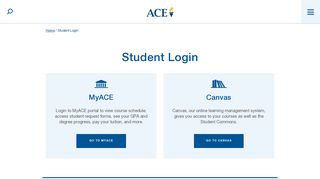 Student Login | American College of Education